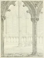 An illustration from The architectural antiquities of Great Britain : represented and illustrated in a series of views, elevations, plans, sections, and details, of various ancient English edifices : with historical and descriptive accounts of each (1807)