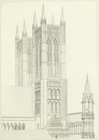An illustration from The architectural antiquities of Great Britain : represented and illustrated in a series of views, elevations, plans, sections, and details, of various ancient English edifices : with historical and descriptive accounts of each (1807)