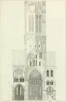 An illustration from The architectural antiquities of Great Britain : represented and illustrated in a series of views, elevations, plans, sections, and details, of various ancient English edifices : with historical and descriptive accounts of each (1807)