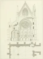 An illustration from The architectural antiquities of Great Britain : represented and illustrated in a series of views, elevations, plans, sections, and details, of various ancient English edifices : with historical and descriptive accounts of each (1807)