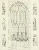 An illustration from The architectural antiquities of Great Britain : represented and illustrated in a series of views, elevations, plans, sections, and details, of various ancient English edifices : with historical and descriptive accounts of each (1807)