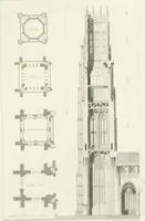An illustration from The architectural antiquities of Great Britain : represented and illustrated in a series of views, elevations, plans, sections, and details, of various ancient English edifices : with historical and descriptive accounts of each (1807)