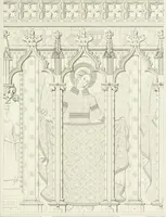 An illustration from The architectural antiquities of Great Britain : represented and illustrated in a series of views, elevations, plans, sections, and details, of various ancient English edifices : with historical and descriptive accounts of each (1807)