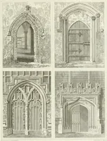 An illustration from The architectural antiquities of Great Britain : represented and illustrated in a series of views, elevations, plans, sections, and details, of various ancient English edifices : with historical and descriptive accounts of each (1807)