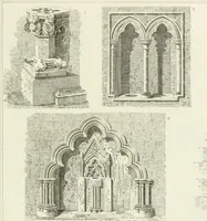 An illustration from The architectural antiquities of Great Britain : represented and illustrated in a series of views, elevations, plans, sections, and details, of various ancient English edifices : with historical and descriptive accounts of each (1807)
