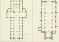 An illustration from The architectural antiquities of Great Britain : represented and illustrated in a series of views, elevations, plans, sections, and details, of various ancient English edifices : with historical and descriptive accounts of each (1807)