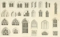 An illustration from The architectural antiquities of Great Britain : represented and illustrated in a series of views, elevations, plans, sections, and details, of various ancient English edifices : with historical and descriptive accounts of each (1807)