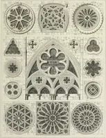 An illustration from The architectural antiquities of Great Britain, represented and illustrated in a series of views, elevations, plans, sections, and details, of various ancient English edifices : with historical and descriptive accounts of each (1807)