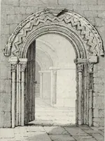 Picture 30 of 120 from The architectural antiquities of Great Britain, represented and illustrated in a series of views, elevations, plans, sections, and details, of various ancient English edifices : with historical and descriptive accounts of each (1807), leaf 372