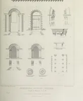An illustration from The architectural antiquities of Great Britain, represented and illustrated in a series of views, elevations, plans, sections, and details, of various ancient English edifices : with historical and descriptive accounts of each (1807)