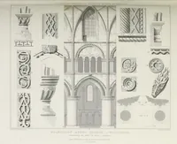 Picture 65 of 120 from The architectural antiquities of Great Britain, represented and illustrated in a series of views, elevations, plans, sections, and details, of various ancient English edifices : with historical and descriptive accounts of each (1807), leaf 444