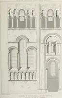 An illustration from The architectural antiquities of Great Britain, represented and illustrated in a series of views, elevations, plans, sections, and details, of various ancient English edifices : with historical and descriptive accounts of each (1807)