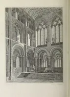 An illustration from The architectural antiquities of Great Britain, represented and illustrated in a series of views, elevations, plans, sections, and details, of various ancient English edifices : with historical and descriptive accounts of each (1807)
