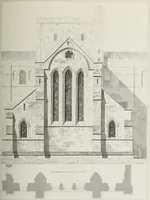 An illustration from The architectural antiquities of Great Britain, represented and illustrated in a series of views, elevations, plans, sections, and details, of various ancient English edifices : with historical and descriptive accounts of each (1807)
