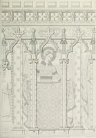 An illustration from The architectural antiquities of Great Britain, represented and illustrated in a series of views, elevations, plans, sections, and details, of various ancient English edifices : with historical and descriptive accounts of each (1807)