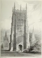 Picture 105 of 120 from The architectural antiquities of Great Britain, represented and illustrated in a series of views, elevations, plans, sections, and details, of various ancient English edifices : with historical and descriptive accounts of each (1807), leaf 518