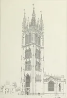 An illustration from The architectural antiquities of Great Britain, represented and illustrated in a series of views, elevations, plans, sections, and details, of various ancient English edifices : with historical and descriptive accounts of each (1807)