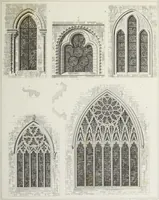 An illustration from The architectural antiquities of Great Britain, represented and illustrated in a series of views, elevations, plans, sections, and details, of various ancient English edifices : with historical and descriptive accounts of each (1807)