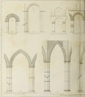 Picture 115 of 120 from The architectural antiquities of Great Britain, represented and illustrated in a series of views, elevations, plans, sections, and details, of various ancient English edifices : with historical and descriptive accounts of each (1807), leaf 539