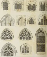 An illustration from The architectural antiquities of Great Britain, represented and illustrated in a series of views, elevations, plans, sections, and details, of various ancient English edifices : with historical and descriptive accounts of each (1807)