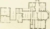 Picture 33 of 50 from Architectural designs for rustic cottages, picturesque dwellings, villas, &c. : with appropriate scenery, plans and descriptions : to which are prefixed, some critical observations on their style and character : and also of castles, abbies, and ancient English houses, concluding with practical remarks on building, and the causes of the dry rot (1807), leaf 86