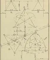 An illustration from Architectural drawing : a textbook that combines the parctical instructions and examples that the student needs, with the suggestive programs, supplementary problems, etc, required by the teacher, written by an architect of wide experience who has also taught the subject for years at Teachers' College, Columbia University, and Mechanics' Institute, New York (1920)