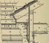 An illustration from Architectural drawing : a textbook that combines the parctical instructions and examples that the student needs, with the suggestive programs, supplementary problems, etc, required by the teacher, written by an architect of wide experience who has also taught the subject for years at Teachers' College, Columbia University, and Mechanics' Institute, New York (1920)