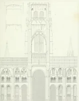 An illustration from Architectural illustrations and description of the cathedral church at Durham (1843)