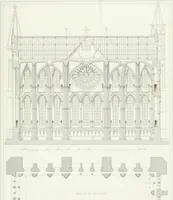 An illustration from Architectural illustrations and description of the cathedral church at Durham (1843)