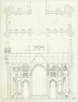 An illustration from Architectural illustrations and description of the cathedral church at Durham (1843)