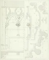 An illustration from Architectural illustrations and description of the cathedral church at Durham (1843)