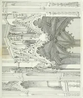 An illustration from Architectural illustrations and description of the cathedral church at Durham (1843)