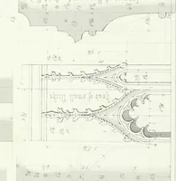 An illustration from Architectural illustrations and description of the cathedral church at Durham (1843)