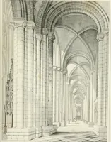 An illustration from Architectural illustrations and description of the cathedral church at Durham (1843)
