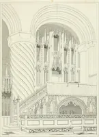 An illustration from Architectural illustrations and description of the cathedral church at Durham (1843)