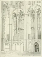 An illustration from Architectural illustrations and description of the cathedral church at Durham (1843)