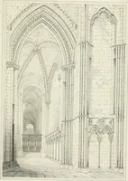 An illustration from Architectural illustrations and description of the cathedral church at Durham (1843)
