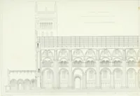 An illustration from Architectural illustrations and description of the cathedral church at Durham (1843)
