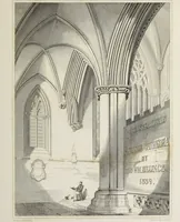 An illustration from Architectural illustrations, history and description of Carlisle cathedral (1840)