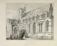 An illustration from Architectural illustrations, history and description of Carlisle cathedral (1840)