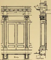 Picture 59 of 75 from Architectural iron and steel, and its application in the construction of buildings ... specifications of ironwork ... tables selected expressly for this work ... by Wm. H. Birkmire (1905), leaf 152