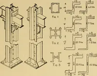 Picture 17 of 75 from Architectural iron and steel, and its application in the construction of buildings ... specifications of ironwork ... tables selected expressly for this work ... by Wm. H. Birkmire (1905), leaf 88