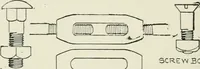An illustration from Architectural iron and steel : and its application in the construction of buildings, including beams and girders in floor construction, rolled iron struts, wrought and cast-iron columns, fire-proof columns, column connections, cast-iron lintels, roof trusses, stairways, elevator enclosures, ornamental iron, floor lights, and skylights, vault lights, doors, and shutters, window guards and grilles, etc., etc., with specification of ironwork and selected papers in relation to ironwork, from a revision of the present law before the legislature affecting public interests in the city of New York, in so far as the same regulates the construction of buildings in said city, tables selected expressly for this work, of the properties of beams, channels, tees and angles, used as beams, struts and columns, weights of iron and steel bars, capacity of tanks, areas of circles, weights of circular and square cast-iron columns, weights of substances, tables of squares, cubes, etc., weights of sheet copper, brass and iron, etc (1892)