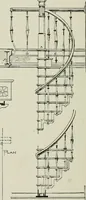 An illustration from Architectural iron and steel : and its application in the construction of buildings, including beams and girders in floor construction, rolled iron struts, wrought and cast-iron columns, fire-proof columns, column connections, cast-iron lintels, roof trusses, stairways, elevator enclosures, ornamental iron, floor lights, and skylights, vault lights, doors, and shutters, window guards and grilles, etc., etc., with specification of ironwork and selected papers in relation to ironwork, from a revision of the present law before the legislature affecting public interests in the city of New York, in so far as the same regulates the construction of buildings in said city, tables selected expressly for this work, of the properties of beams, channels, tees and angles, used as beams, struts and columns, weights of iron and steel bars, capacity of tanks, areas of circles, weights of circular and square cast-iron columns, weights of substances, tables of squares, cubes, etc., weights of sheet copper, brass and iron, etc (1892)