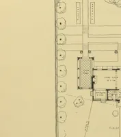 An illustration from An Architectural monograph on a suburban house and garage; competitive drawings; (1916)