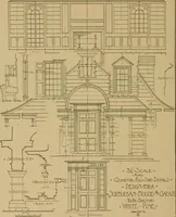 Picture 12 of 32 from An Architectural monograph on a suburban house and garage; competitive drawings; with report on the jury of architects, (1916), leaf 11