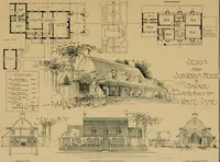 Picture 13 of 32 from An Architectural monograph on a suburban house and garage; competitive drawings; with report on the jury of architects, (1916), leaf 12