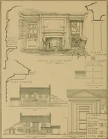 An illustration from An Architectural monograph on a suburban house and garage; competitive drawings; with report on the jury of architects, (1916)