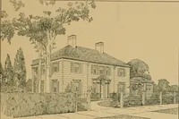 An illustration from An Architectural monograph on a suburban house and garage; competitive drawings; with report on the jury of architects, (1916)