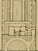 An illustration from An Architectural monograph on a suburban house and garage; competitive drawings; with report on the jury of architects, (1916)